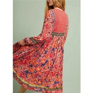 Anthropology RD & KoKo Trimmed Peasant Dress